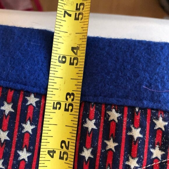4th of July USA Quilt Homemade 54"x43" #715-7 - Picture 5 of 8